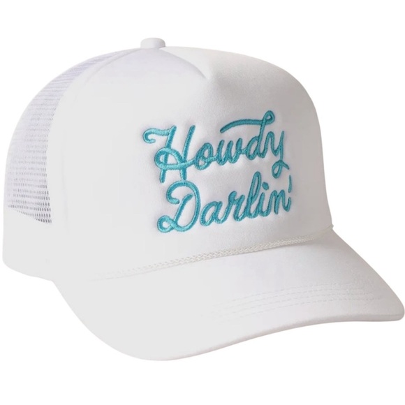 Howdy Darlin Hat Co Accessories - Howdy Darlin’ Signature Foam Trucker White NWT